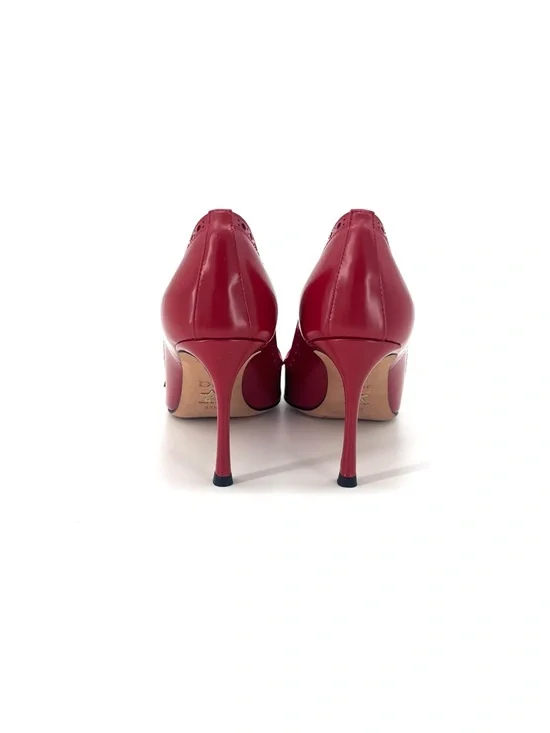 Christian Dior Spectadior Buckle Brogue Maryjane Cap Toe Pointed Toe Pumps 37.5 - Picture 3 of 9